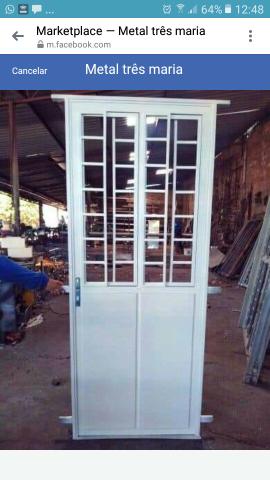 Metal três Marias fabricamos porta,portões,galpões e estruturas em geral - Foto 2