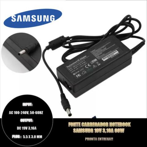 Fonte Carregador Notebook Samsung