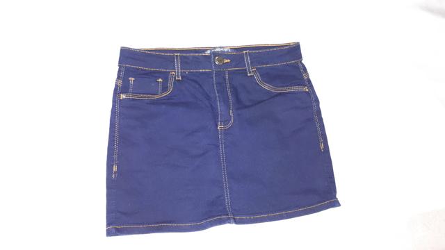 Saia Jeans escuro