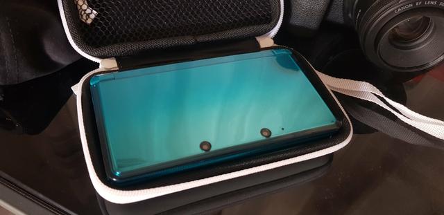 3DS Ocean Blue Destravado+case