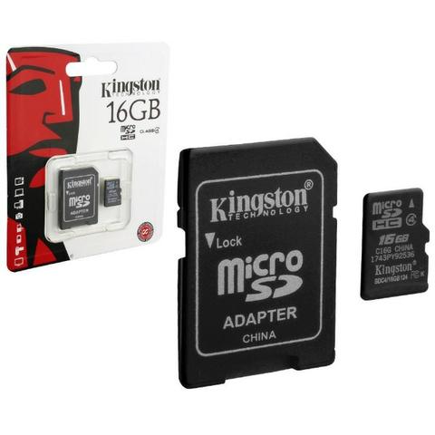 Cartão De Memória Kingston Micro Sdhc 16gb class 4