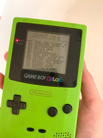 Game boy color kiwi e jogo