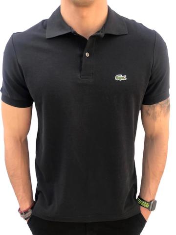 Camisa polo lacoste preta