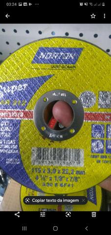 Discos de corte lixadeira pequena novissimos - Foto 4