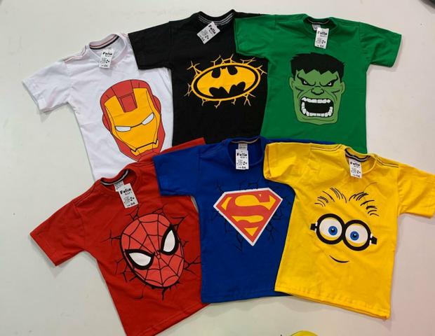 Camisetas infantil no atacado - Foto 3