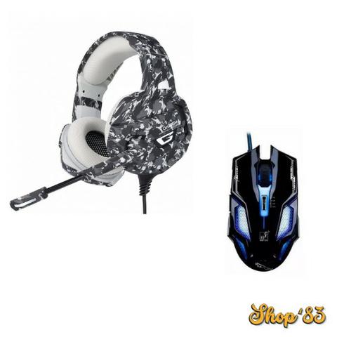 Kit Gamer Headphone Profissional + Mouse - Promoção - Foto 4