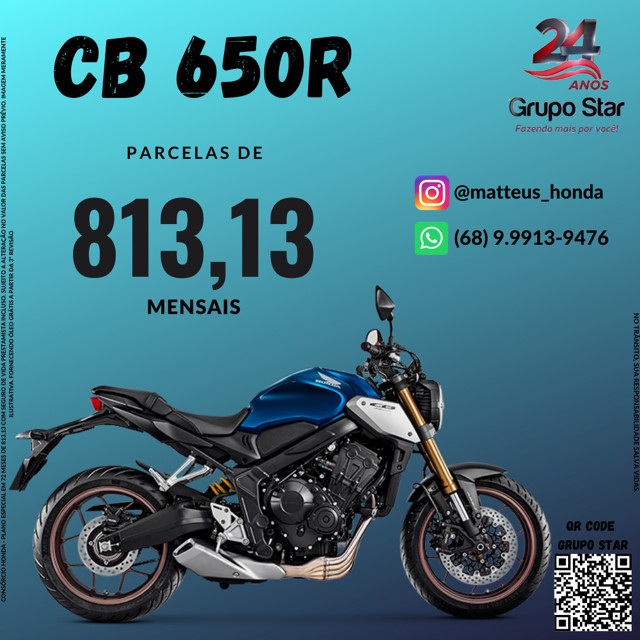 MOTO HONDA CB 650R