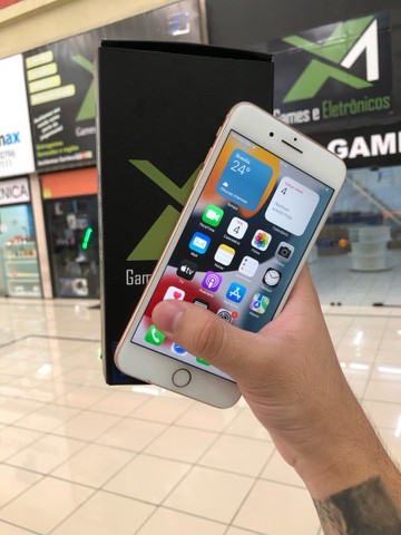 iPhone 8 Plus dourado impecável // pronta entrega aproveite  - Foto 4