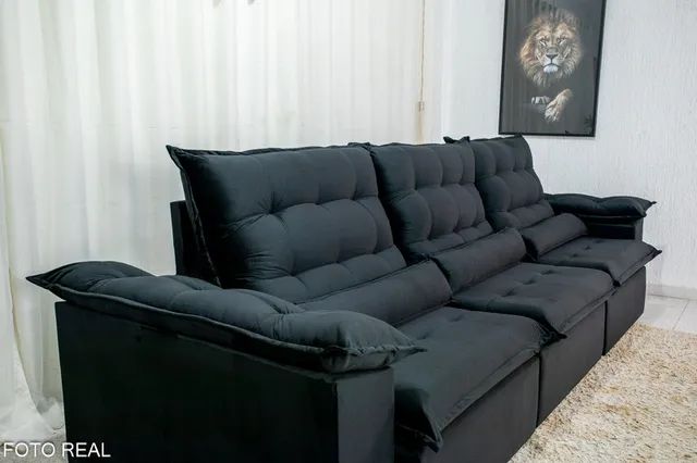 Sofá Retrátil Reclinável 3.20m rf8 - Foto 3