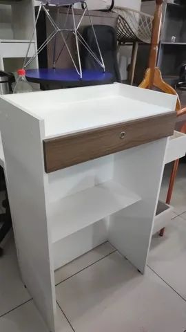Balcão Caixa MDF com 1 gaveta. 1.10x060x040