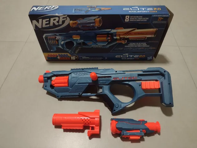 Nerf Lança Dardos Elite 2.0 Lançador Eaglepoint Rd-8