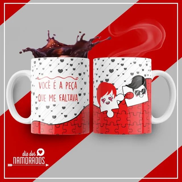 Caneca personalizada Dia dos Namorados - Foto 4