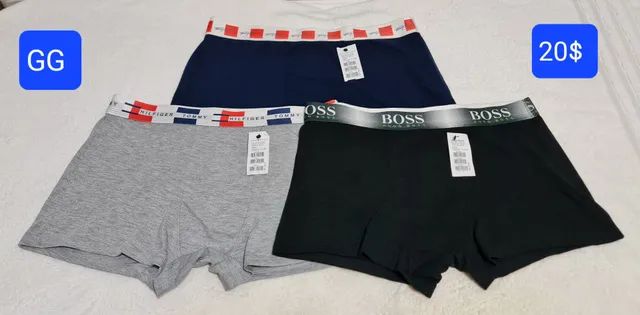 Cuecas da Tommy Hilfiger e Hugo Boss GG 