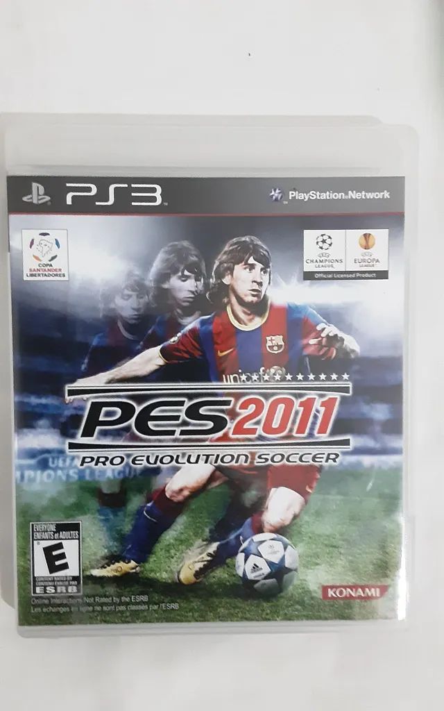 PS3 - Lote 3 CDS Jogos Eletrônicos: PES 2008, 2009 e 2011, conservados,  porém