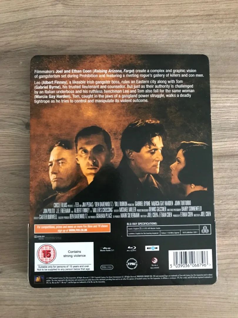 Blu-ray Steelbook Ajuste Final (Millers Crossing) - Dub/Leg - Foto 2