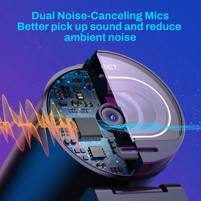 Webcam Emeet S600 4K SmartCam Foco TOF Automático - Foto 5