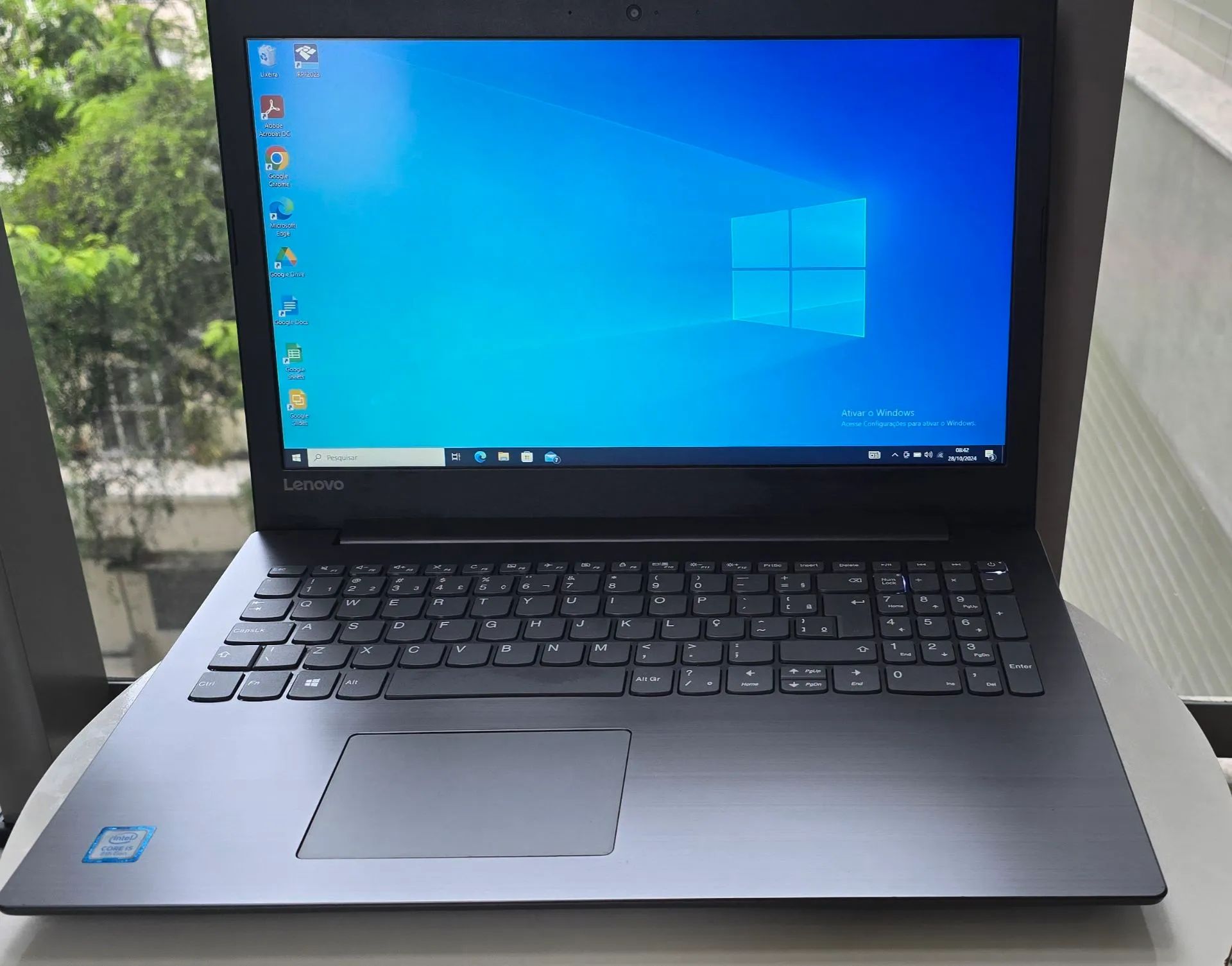 Notebook LENOVO Intel(R) core i5-8250U CPU @ 1.60GHz 1.80 GHz RAM 4.00 GB