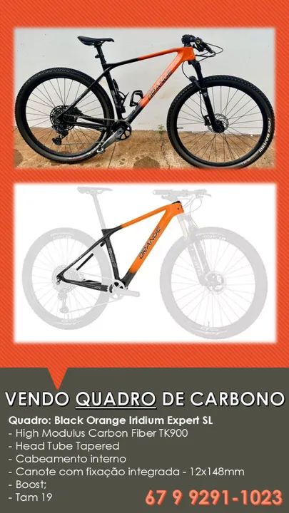 Vendo "Quadro" de Carbono MTB 29