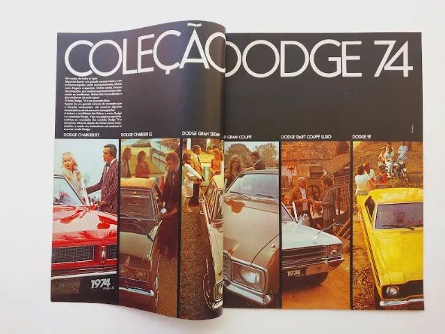 Linha Dodge 1974 - Charger, Dart, SE, Gran Coupe, Gran Sedan - Propaganda original - Foto 4