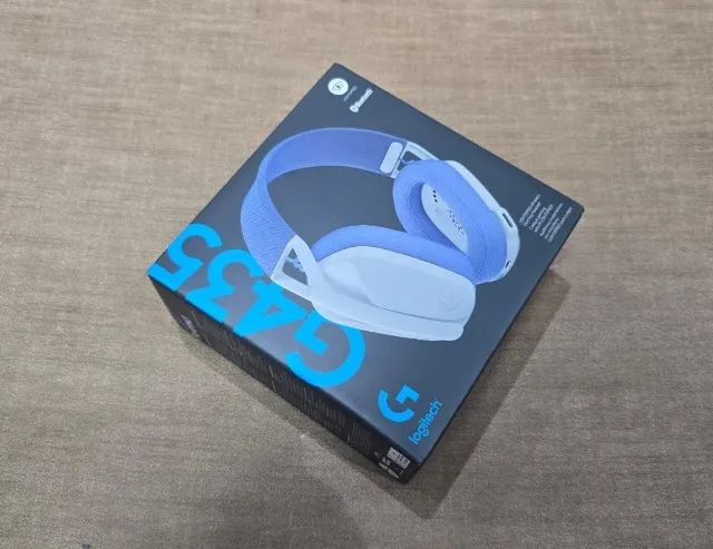 Fone Headset Gamer Sem Fio Logitech G435, Lightspeed e Bluetooth, Lacrado, Nota e Garantia