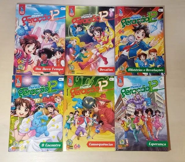 Coleção Mangás Turma Da Mônica Geração 12