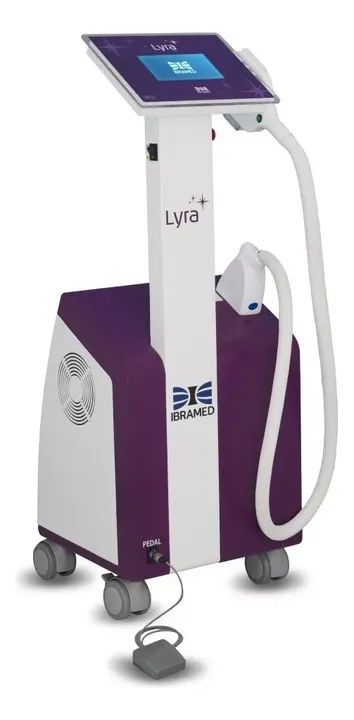 Luz Intensa Pulsada Para Depilação Estética Lyra Ibramed Cor Branco 110/220v
