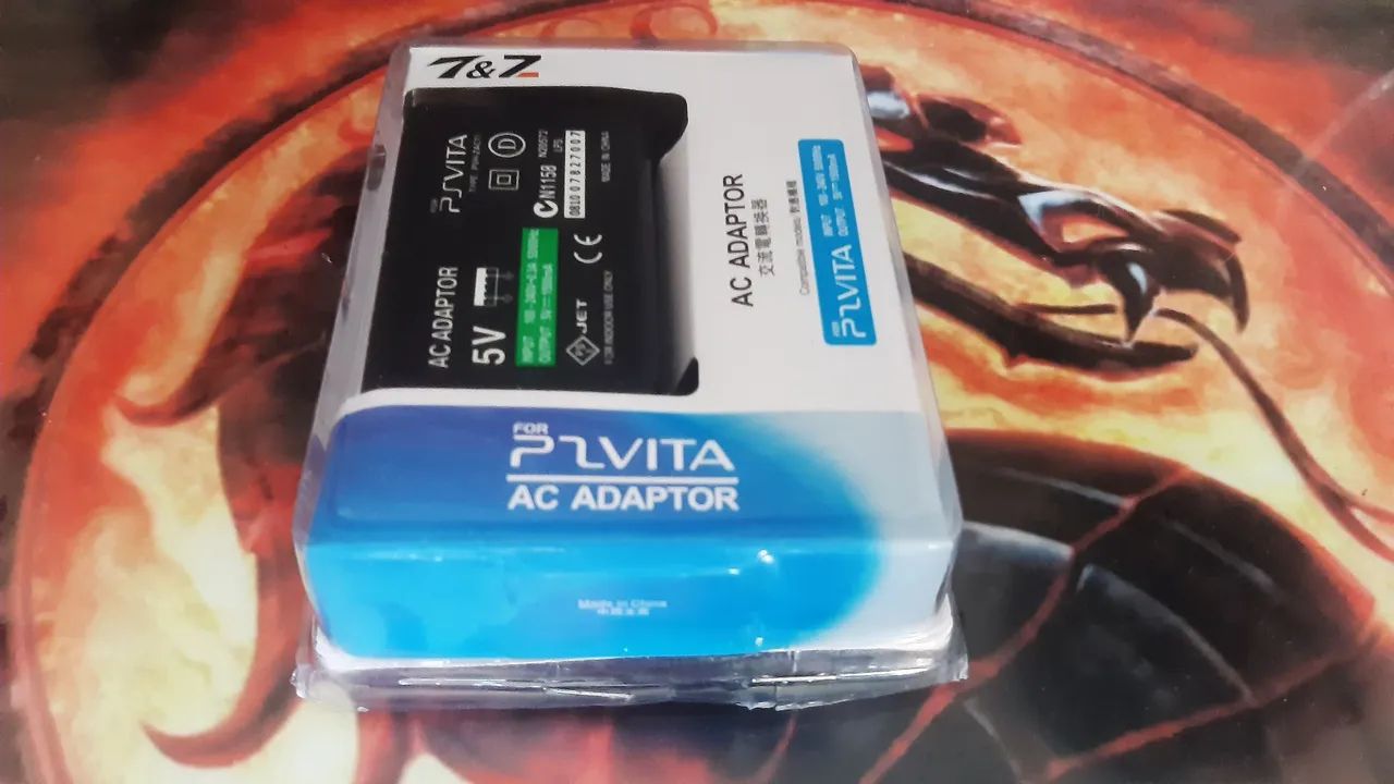 carregador psvita, fonte - já é o menor preço
