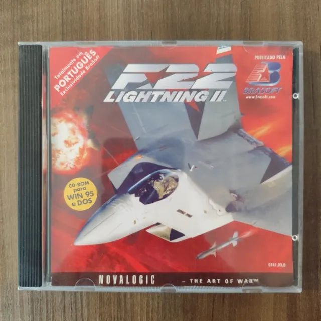 CD-ROM Jogo PC F22 Lightning II *original