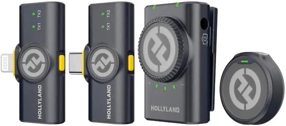 Microfone Hollyland Lark M2 Combo Professional Lapela Wireless - Foto 2