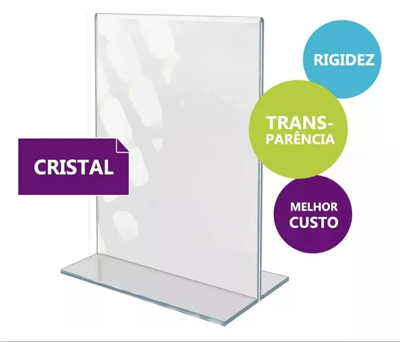 Expositor de Acrílico para Balcão. A6 T - Foto 3