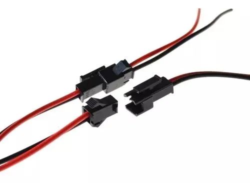 Par de Cabos com Conector JST SM02 Macho e Fêmea - 2 Vias para drone - Foto 5