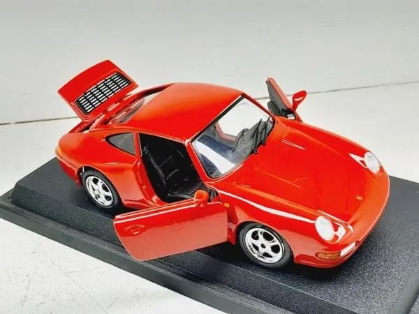 Miniatura Porsche 911 Carrera 1993 Burago 1/24 (Base+Acrílico) - Foto 5