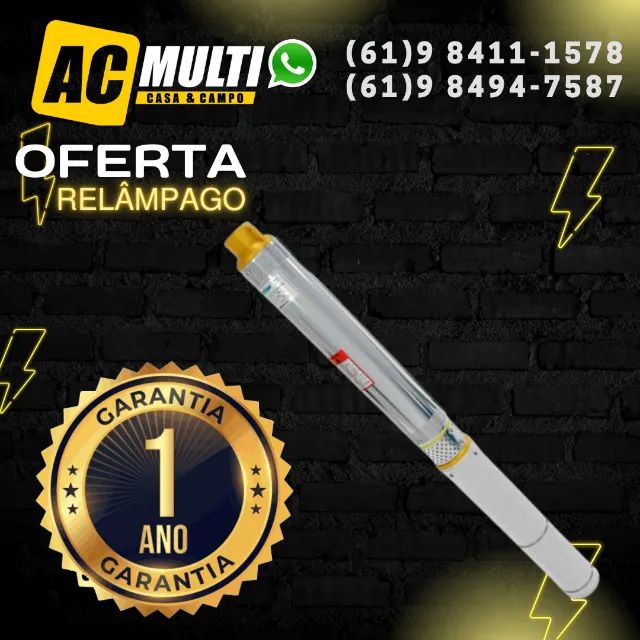 Bomba submerssa Caneta Palito Claw W4SDIM2/17 ss - 220v/60 hz 1.5kw - 2.0CV 