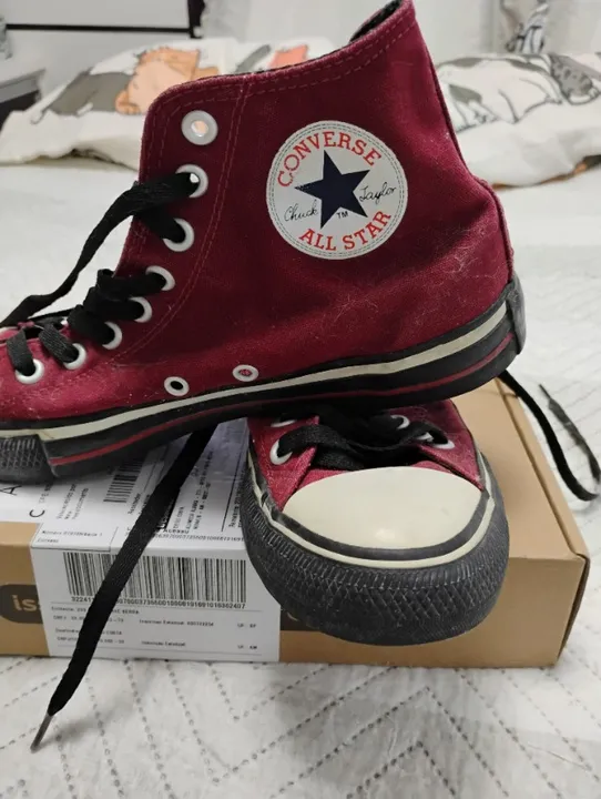Tênis All Star Bordô/Preto - 40