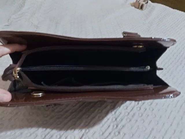BOLSA MÉDIA COR CAFÉ - NOVA  - Foto 5