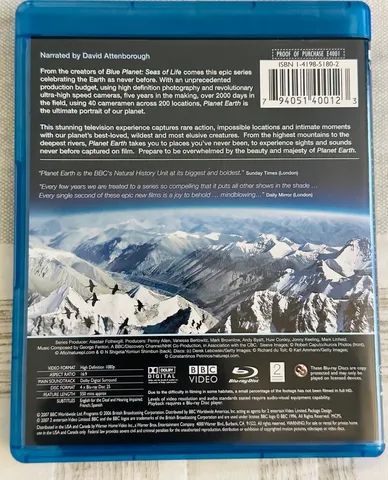 Blu-Ray Planet Earth c/ 4 Cds impecáveis, Importados. - Foto 2
