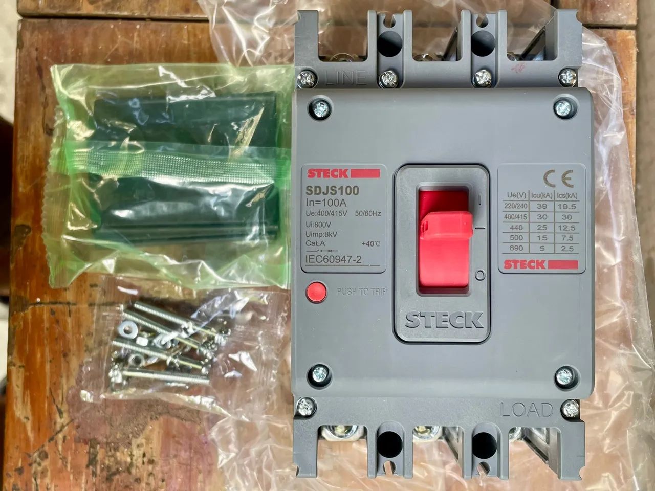 Disjuntor Steck SDJS100 100A 400/415V - Foto 2