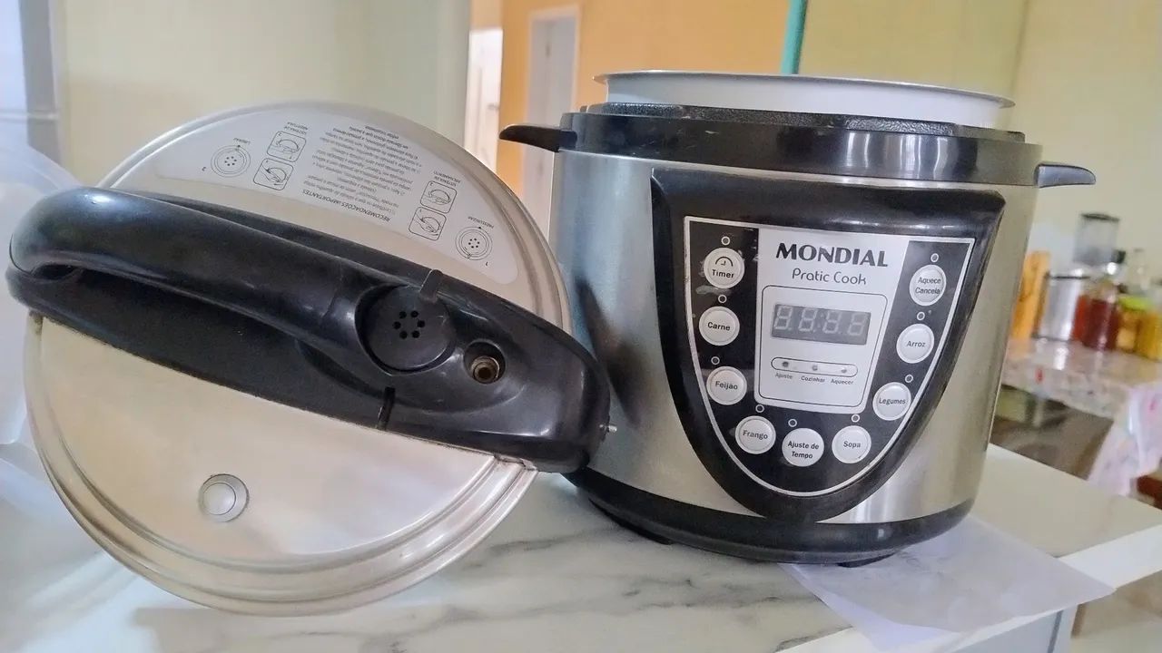 Panela de pressão elétrica Mondial Pratic Cook - Foto 4