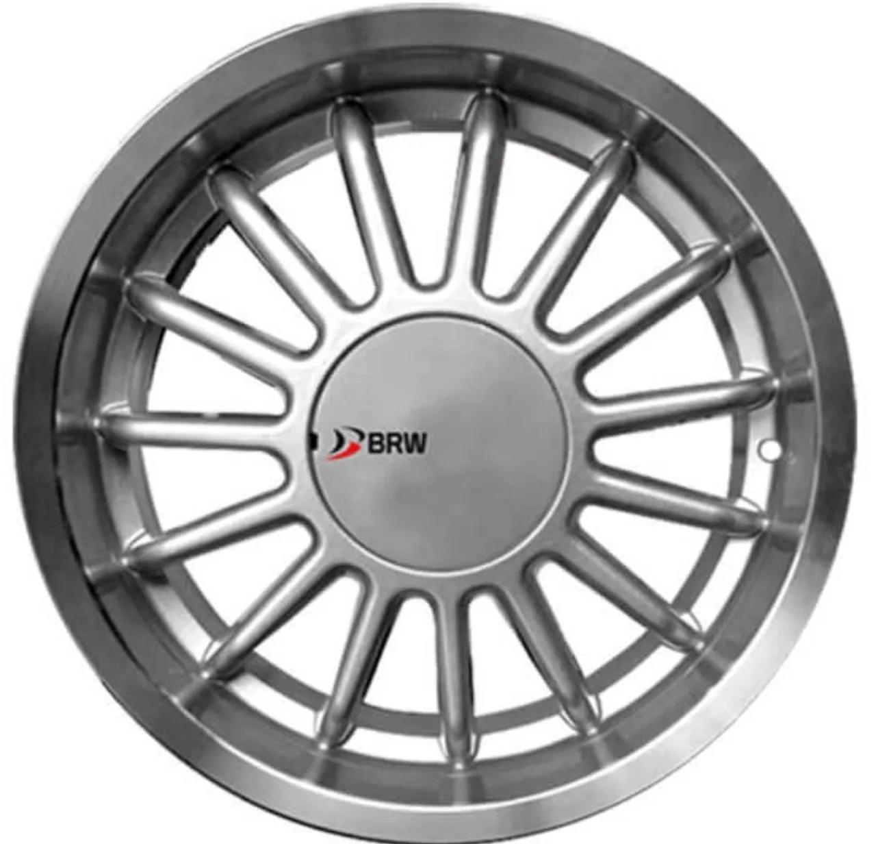 Jogo de rodas Brw 890- aro 17x7 furação 4x100 prata diam.