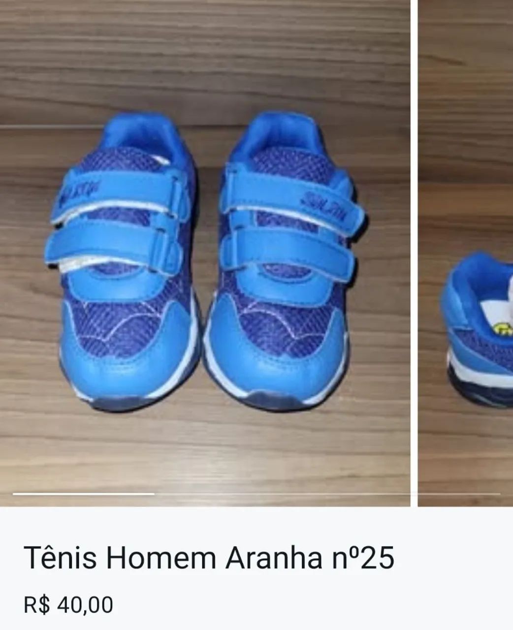 Tênis Infantil Homem Aranha N°25