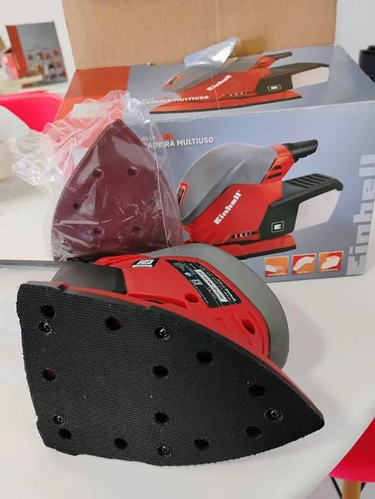 Lixadeira Multiuso Einhell RT-OS 13 - Nova - Foto 3