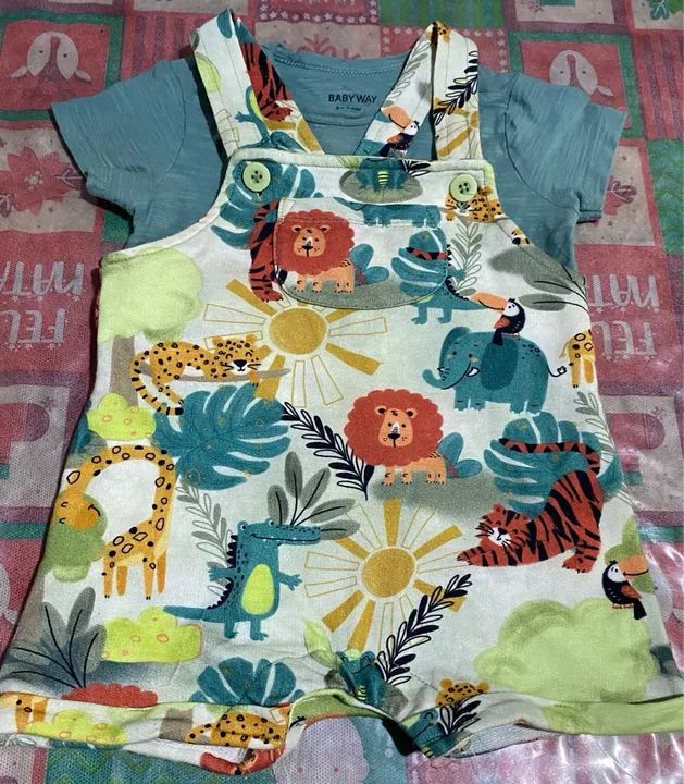 Macacão Bebê Menino - Safari - Tamanho M