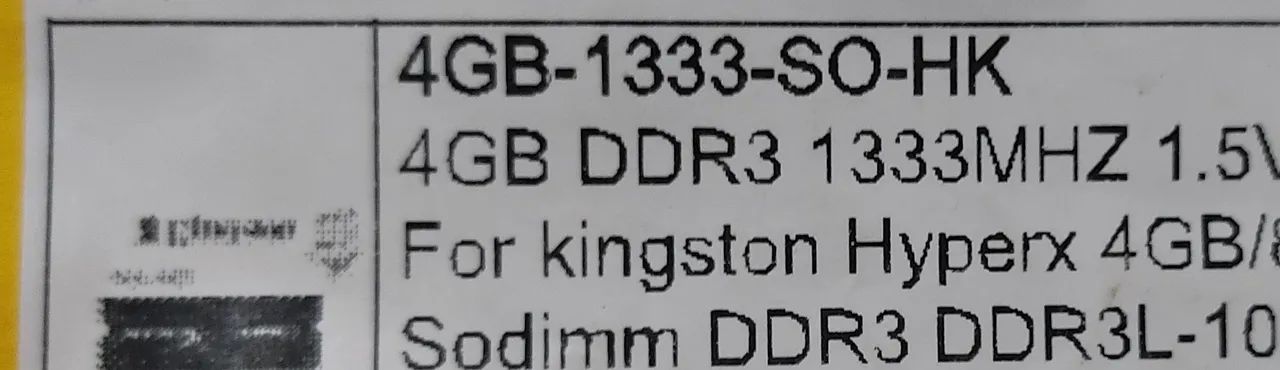 Memória RAM HyperX Impact 4GB 65049958327682121