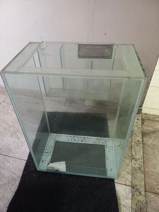 Aquário de vidro 60x40x30 - Foto 3