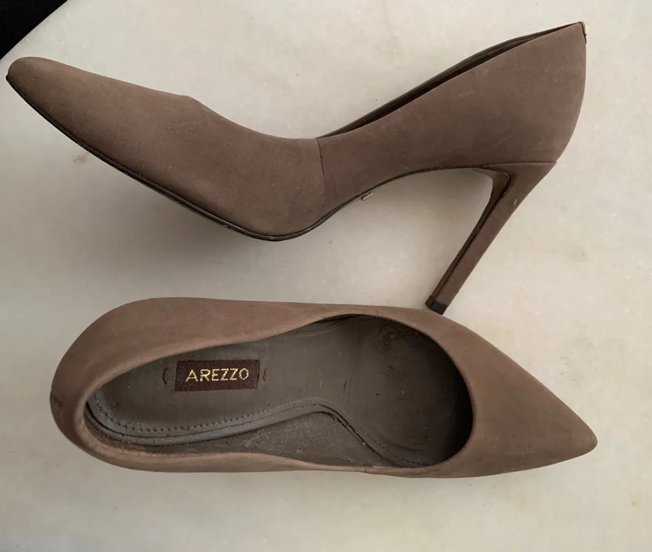 Sapatos de salto marrom da Arezzo - Foto 6