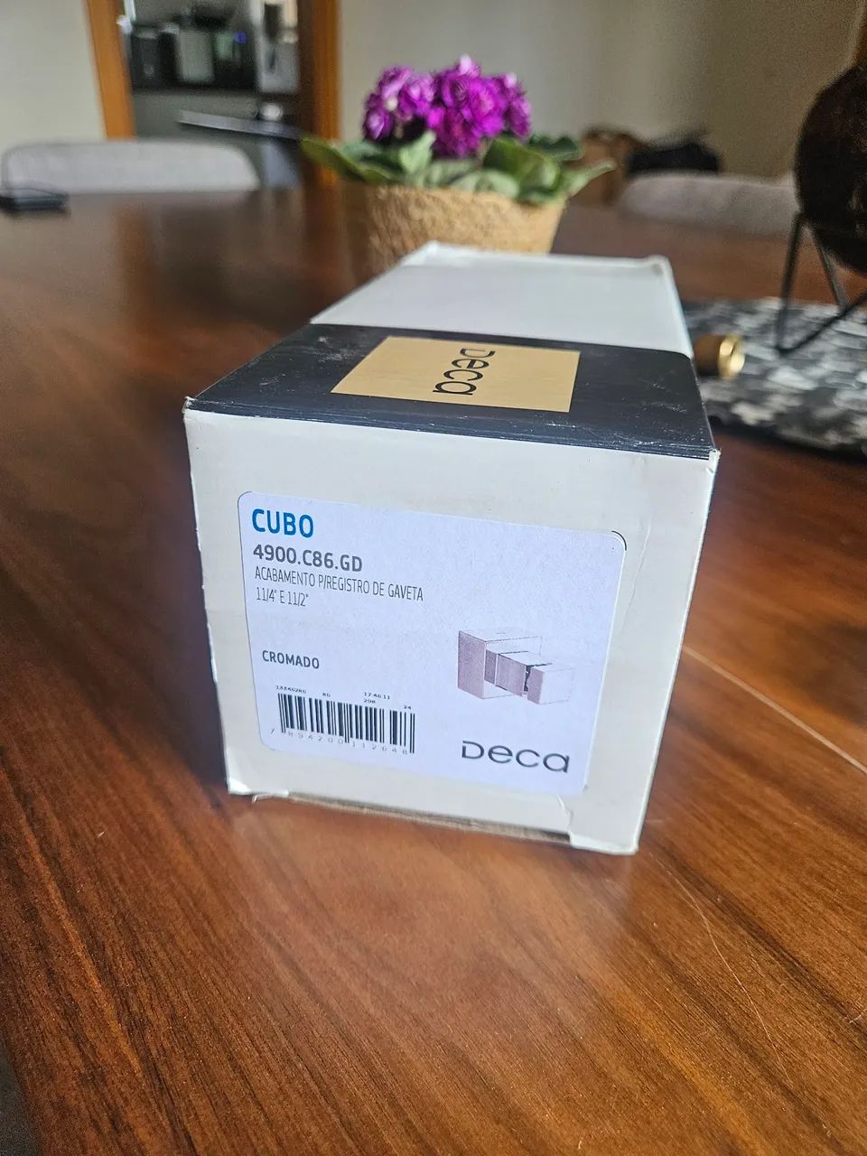 Cubo Deca Drawer Valve Trim in Chrome, 1/2" and 3/4"64717213158786120