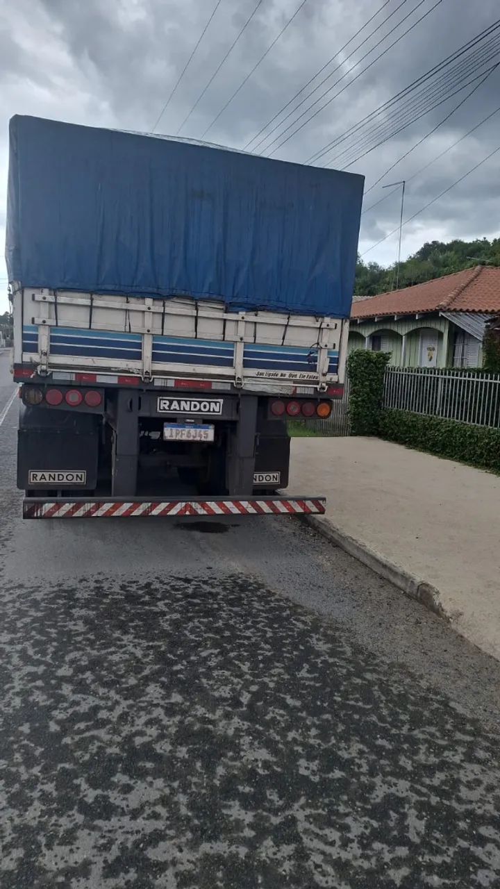 Carreta Graneleira Randon 12.4m 2008 3 Eixos Sem Pneus - Foto 2