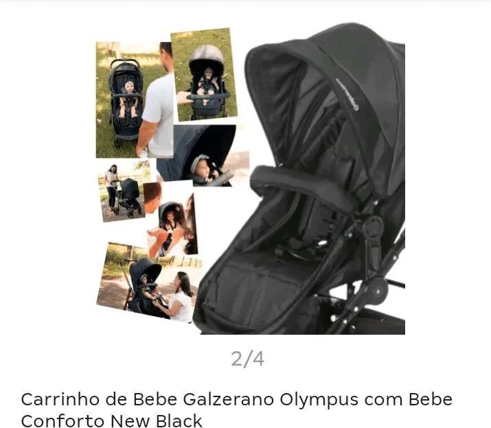 Carrinho bem bb semi novo  - Foto 2