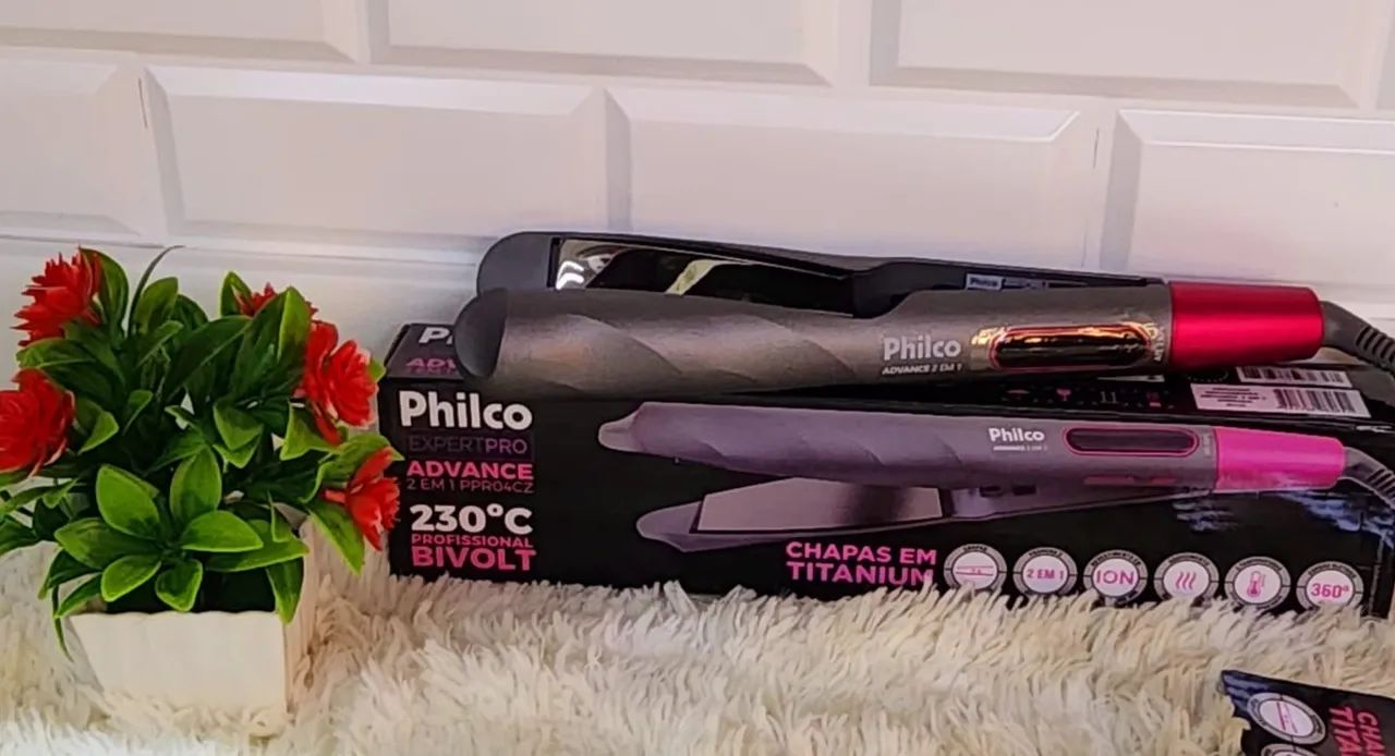 Prancha de Cabelo Philco Expert Pro Advance Titanium 230ºC
