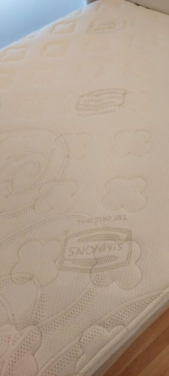 Conjunto de cama de casal com colchão Simmons Greatness - conforto premium por preço imbat - Foto 2